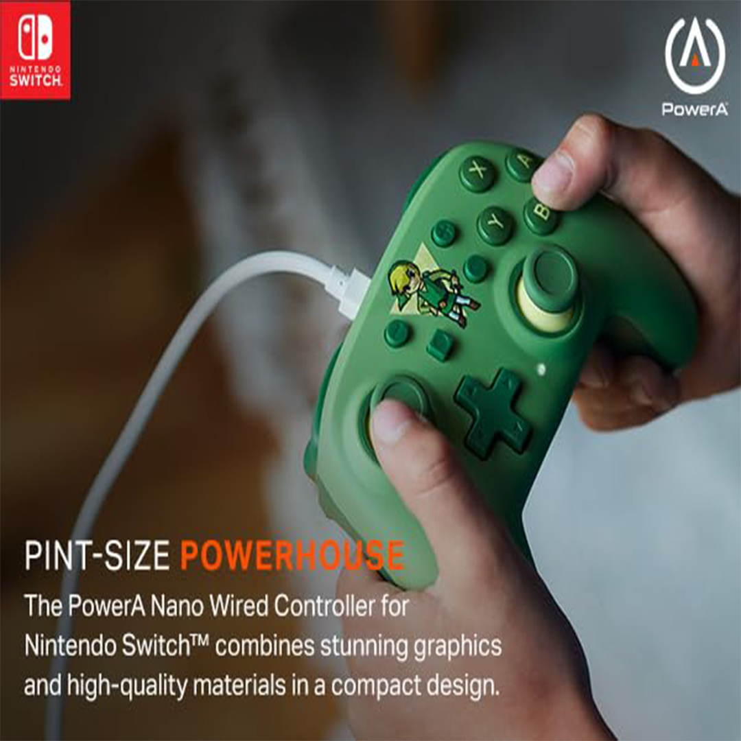 PowerA Nano Wired Controller Toon Link - Nintendo Switch